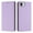 Light purple, variant on Magnetic Flip Wallet Case for iPhone SE4,Compatible Card Holder with RFID Protection Built-in Stand TPU + PU Leather Phone Cover, Mint green