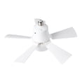 thumbnail image 3 of Ventilador de techo elegante con control remoto y luz integrada Blanco, 3 of 9