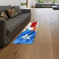 thumbnail image 3 of Kitchen Mat Rug Set of 2 Puerto Rico Flag Chicken Runner Rug Anti-Fatigue Comfort Memory Foam Standing Mat Non-Slip Floor Door Mat for Bathroom Bedroom 18x30in+18x48in, 3 of 6