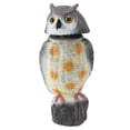 thumbnail image 1 of Fake Owl Bird Scarecrow Decoy, Protect Rice Vegetables Plastic Sunproof Owl Bird Scarecrow Decoy  For Garden, 1 of 8