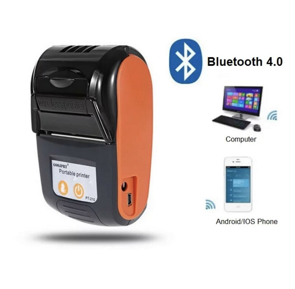 58mm Wireless Receipt Printer POS Portable Bluetooth Thermal Label Printer