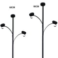 thumbnail image 2 of Langgg Triple Tree Topper Noir Élégant Support en Fer Structure Stable Restaurant Noir 90cm, 2 of 3