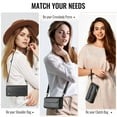 thumbnail image 5 of Crossbody for iPhone 17 Pro Max Case Wallet【RFID Blocking】with 10-Card Holder Zipper Bills Slot, Soft PU Leather Magnetic Shoulder Wrist Strap for iPhone 17 Pro Max Wallet Case Women, 5 of 13