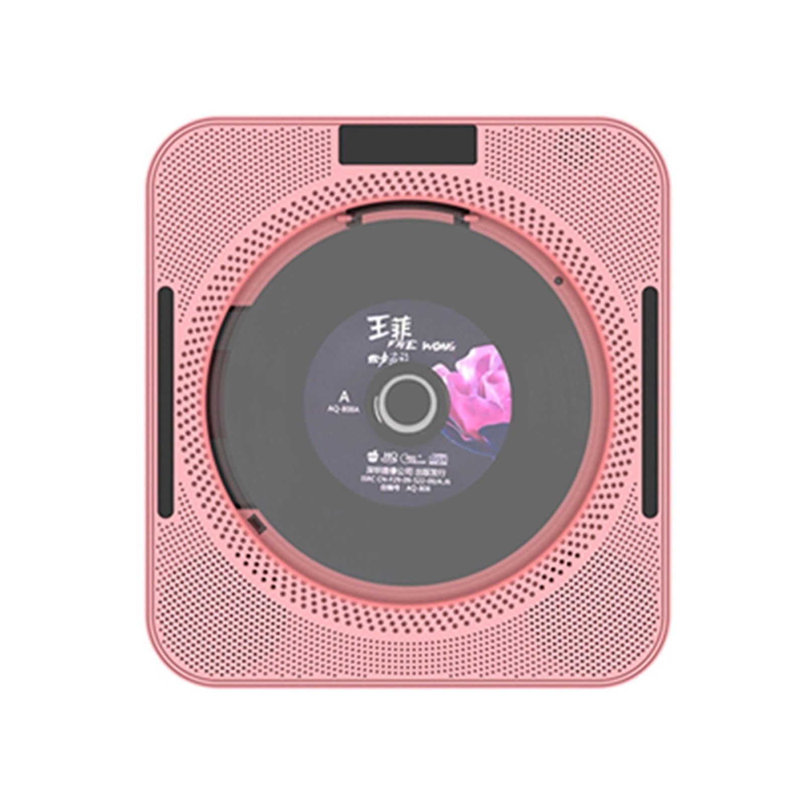 Portable CD Player Wall Mountable CD Music Player Remote Control FM Radio HiFi Speaker With USB 3.5mm LED Screen ,Easy to Use