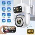 thumbnail image 2 of Cámara De Seguridad Wifi Exterior Con Doble Lente Y Pantalla, 2 of 8