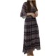 thumbnail image 2 of Puntoco Vestido De Manga Corta Con Cuello En V, Vestido De Color Sólido Con Cuello En V Para Mujer Negro L, 2 of 6