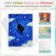 thumbnail image 5 of Kit de pintura BIDDFA de 6 piezas con lienzos de 20 x 25 cm y caballetes, 5 of 7