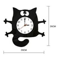thumbnail image 4 of Cat Shaped Wall Clock, N Clock, for Home Wall Classroom Decoration, 4 of 8