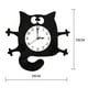 thumbnail image 3 of Reloj de pared de dibujos reloj de pis que no hace tictac, para dormitorio, oficina, hogar, pared, decoración de cocina perfecl Relojes de pared, 3 of 8