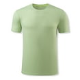 thumbnail image 3 of Men's Tshirts Quick Drying Breathable Short Sleeve Workout Running Tees Lightweight Sportswear Clothes Undershirts Summer Casual Tee Tops, 3 of 5