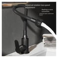 thumbnail image 3 of Kitchen Faucet Stainless Steel Flexible Spout Kitchen Sink Faucet, Hot Cold Water Sink Mixer Tap 360 Degree Rotate Crane ,Easy to Install, 3 of 7