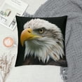 thumbnail image 2 of Orinice Bald Eagle Graphic Decorative Cushion Throw Pillow Cover for Home Couch Living Room Sofa, High-Quality, Multi-Purpose, 1PC 24x24in, 2 of 5