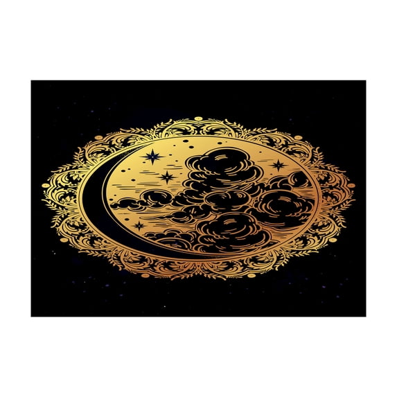 Ambesonne Psychedelic Jigsaw Puzzle, Occult Art, Heirloom-Quality Fun Activity for Family Durable Cardboard, 1000 pcs, Yellow and Black