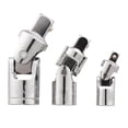 thumbnail image 4 of 15 Pieces Drive Tool Accessory Set Includes Socket Adapters 1/4'' 3/8'' 1/2'' Extensions and Universal Joints Drive Impact Extension Bar and Adapter Set Professional Socket Accessories, 4 of 7