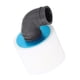 thumbnail image 2 of Filtro de aire de aluminio, piezas de goma, repuestos, diseño compacto, compatible con Azul, 2 of 5