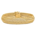 thumbnail image 4 of Primal Gold 14 Karat Yellow Gold Polished 7.5 Inch Fancy Link Bracelet, 4 of 5