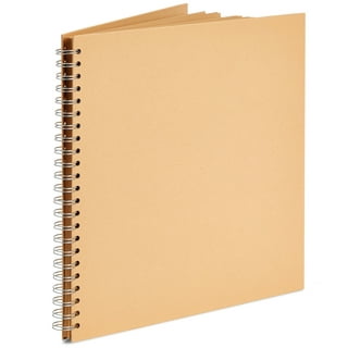 80 Pages Hardcover Kraft Scrapbook Albums Blank Journal for Scrapbooking ( 8x8 Inches)