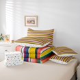 thumbnail image 6 of Erosebridal Aesthetic Abstract Lines 7-Piece Twin Bedding,Modern Stripes Bedding Comforter Set,Polkadot Reversible, 6 of 7