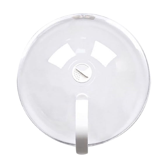 9.2" Microwave Splatter Cover - Clear Splash Shield with Steam Vents & Handle - Universal Fit Food Lid for Reheating