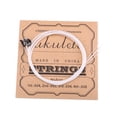 thumbnail image 2 of Cuerdas de repuesto de guitarra de nailon blanco Gloria Cuerdas de nailon para ukelele, 2 of 9