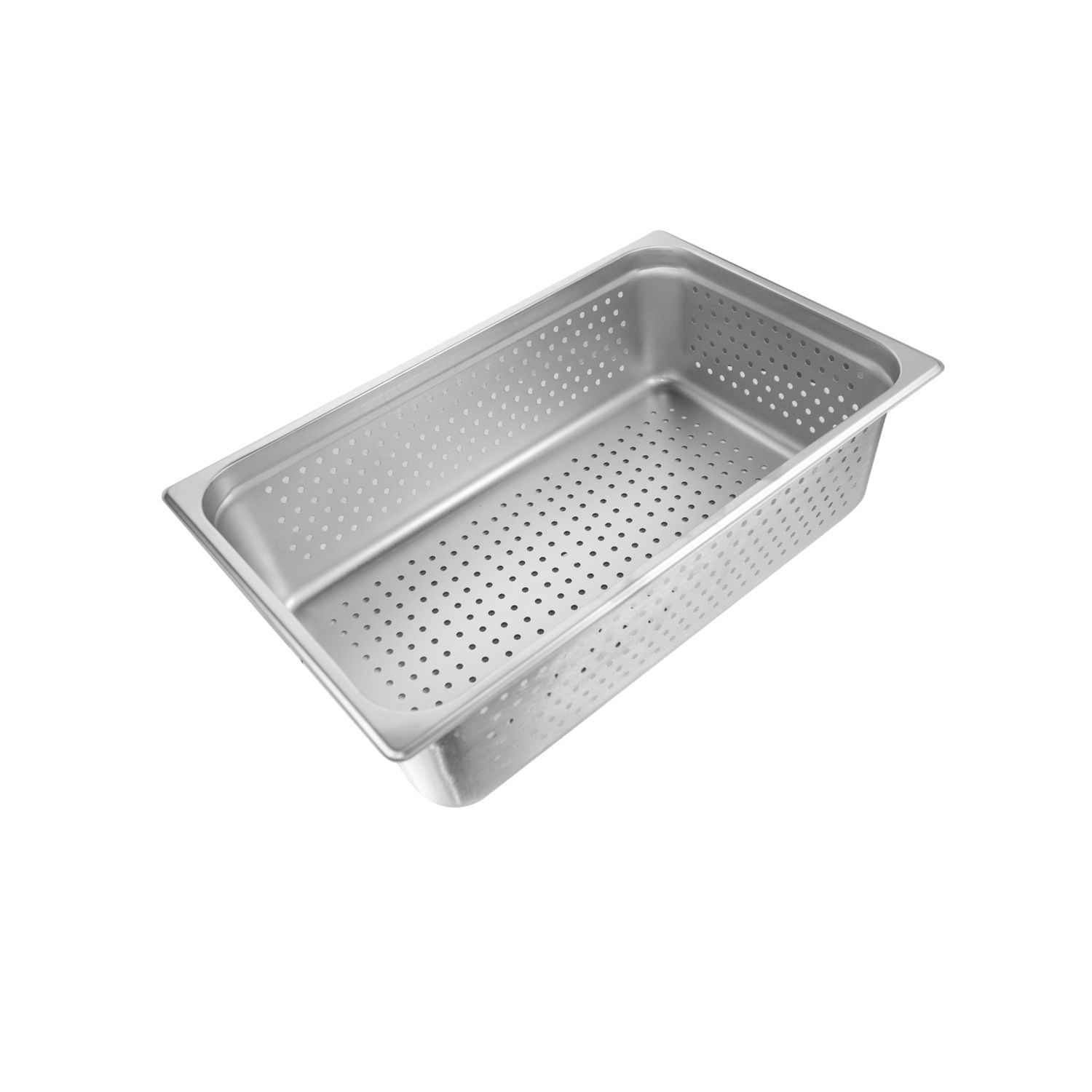 Excellante Full Size 2-Inch Deep Perforated 24 Gauge Steam Pans 