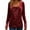 Wine, variant on Otntypg Women's Sequin Tops Casual Patchwork Cowl Neck Ruched Stretch Long Sleeve Tunic Blouse Shining Glitter Pullover Top Trendy Party/Business Outfit Clothes Purple L