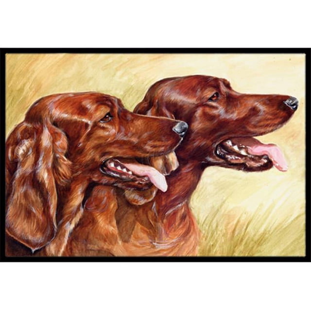 Carolines Treasures CDCO0225MAT Irish Setters Indoor or Outdoor Mat- 18 x 27