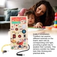 thumbnail image 4 of Tablero de juguete Ocupado ANGGREK Interruptor de Luz Compacto Estilo Navideño 8 Interruptores de Luz LED, 4 of 7