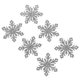 thumbnail image 3 of 30pcs Snowflake Pieces DIY Hairpin Patches Hair Clip DIY Clothes Accessories, 3 of 4