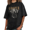 1-Black, variant on UNISHE Women Sophisticated Pet Graphic Washed Top Cooper Dog Sketch Print T-shirt Short Sleeve Tee Relaxed Fit Aesthetic Art