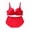 Red, variant on Levmjia Womens Plus Size Underwire Bra And Panty Set Solid Color Breathable Comfortable Supportive Adjustable Strap Everyday Lingerie Multiple Colors