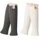 thumbnail image 1 of 2 pares de calentadores largos para piernas, blanco + gris, leggings deportivos para yoga, mangas para botas de invierno, adecuados para mujeres y niñas, 1 of 5