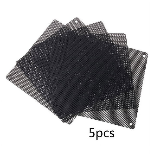 5PCS PVC Fan Dust Filter PC Dustproof Case Cuttable Computer Mesh Cover 40mm 50mm 60mm 70mm 80mm 90mm 140mm Mesh Black G 14cmx14cm