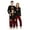 Black-Men, variant on Matching Family Pajamas Sets Christmas Matching Holiday Pjs Letter Print Top and Plaid Pants Sleepwear (Women,S)