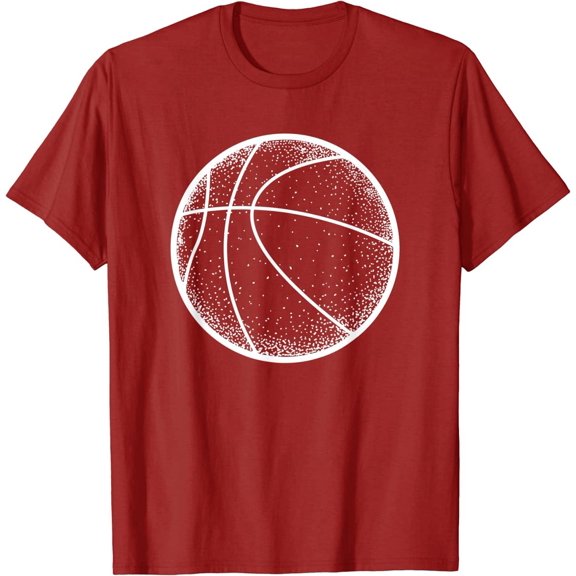 Cool Basketball Silhouette Basketball Ball Sports Team Games T-Shirt