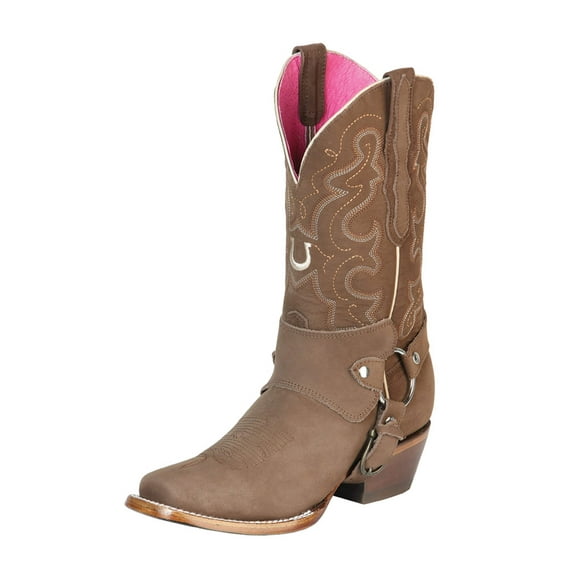 El General Womens Rodeo Boo - Nobuck Camel 51150