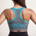 thumbnail image 4 of B91xZ Bra for Women Low Support Seamless Pullover Cami Sports Bra,Blue L, 4 of 5