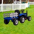 thumbnail image 3 of 12V Kids Electric Ride-On Tractor with Trailer – 7-LED Headlights – MP3/USB Player – 2+1 Gear Shift – Remote Control – Slow Start – Battery Powered – 35W Motor – EVA Tread Tires, 3 of 99