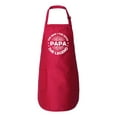 thumbnail image 2 of Wild Bobby, Papa Man Myth Legend Father's Day Gift Kitchen BBQ Grilling Cooking Dad Father Apron with Pockets, Red, One Size, 2 of 4