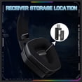 thumbnail image 5 of Siivton Wireless Bluetooth Gaming Headset with 2.4G Mode, 1000mAh Battery, 80H Playtime, with Mic for PS5/PS4/Switch/ PC/Phone, 5 of 11