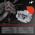 thumbnail image 2 of A-Premium Disc Brake Caliper Assembly with Bracket Compatible with Toyota Sienna 2001-2003 Front Left and Right 2-PC, 2 of 9