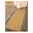 thumbnail image 4 of Handmade Rustic Jute Rug Rectangular Farmhouse Braided Reversible Natural Area Carpet_2'X12', 4 of 5
