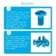 thumbnail image 2 of Sonducket Paquete de 12 tornillos universales para freno de bicicleta T25 M5x10mm, tornillos para frenos de disco de acero aleado, accesorios de Ciclismo Azul Sonducket  OD022339-03, 2 of 6