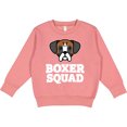 thumbnail image 2 of Inktastic Dog Boxer Squad Toddler Sweatshirt, 2 of 4