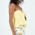 thumbnail image 6 of Women Summer Tops Women Tube Top Summer Off Shoulder Strapless Top Elegant Bandeau Off Shoulder Cold Tops for Cute Bodysuit Casual Lace Womens plus Size Undershirt Adult Beige S, 6 of 8