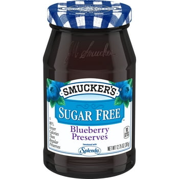 Smucker's Blueberry Sugar Free Preserves, 12.75 oz