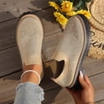 thumbnail image 2 of Women's Platform Loafers Wide Width, Rhinestone Knit Slip-On Casual Shoes, Chunky Sole Low Heel Dress Shoes for Women, Multi-Color, 2 of 10