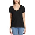 thumbnail image 1 of Sanctuary Clothing - Camiseta básica de manga torcida para mujer, color negro, pequeña, 1 of 1