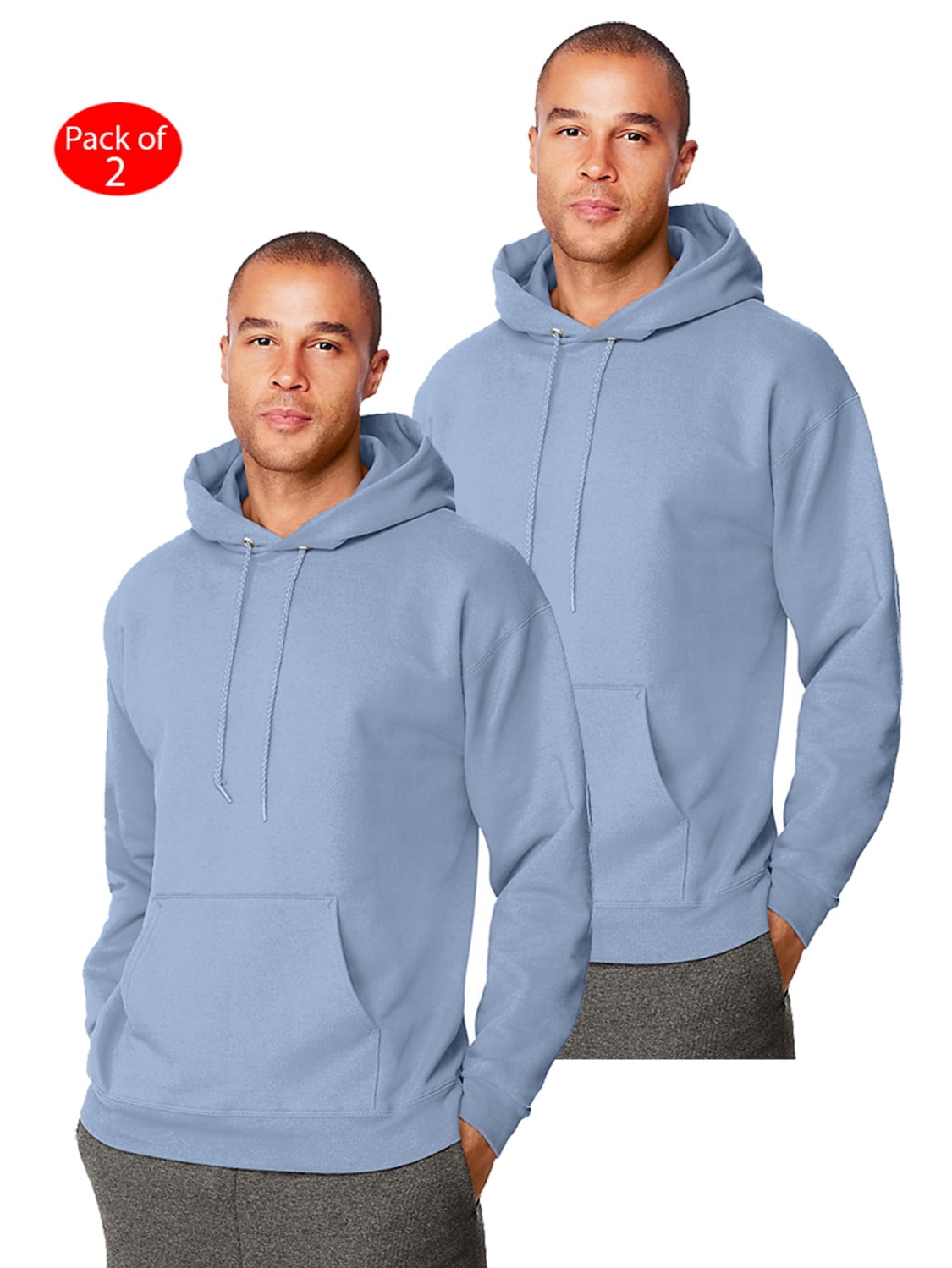 hanes light blue hoodie