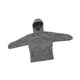 thumbnail image 2 of Chaqueta con capucha 1/6 Ropa Moda Cosplay Elegante Casual Mini Abrigo de manga larga gris claro, 2 of 9
